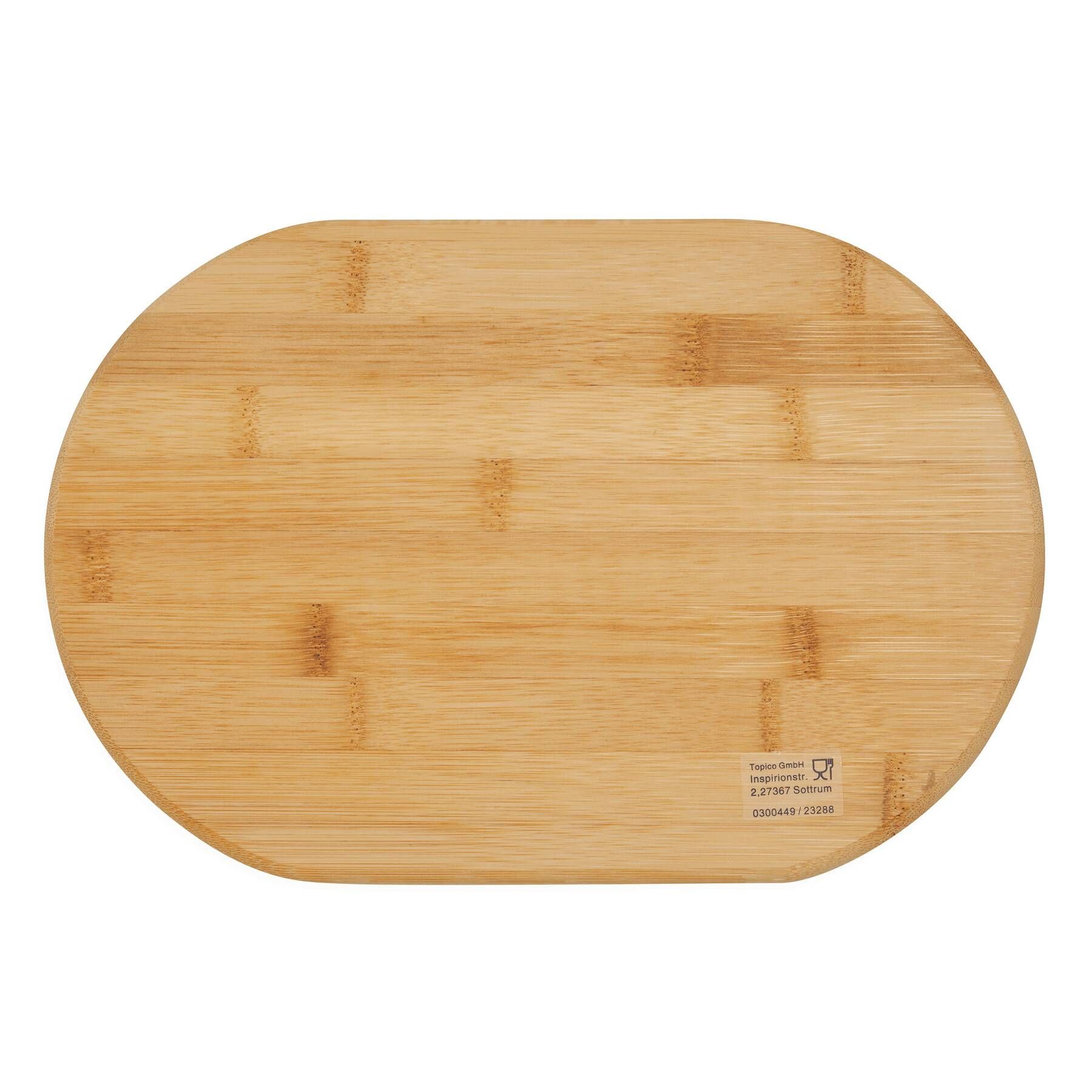 Schneidebrett BAMBOO-ROUND - braun-999