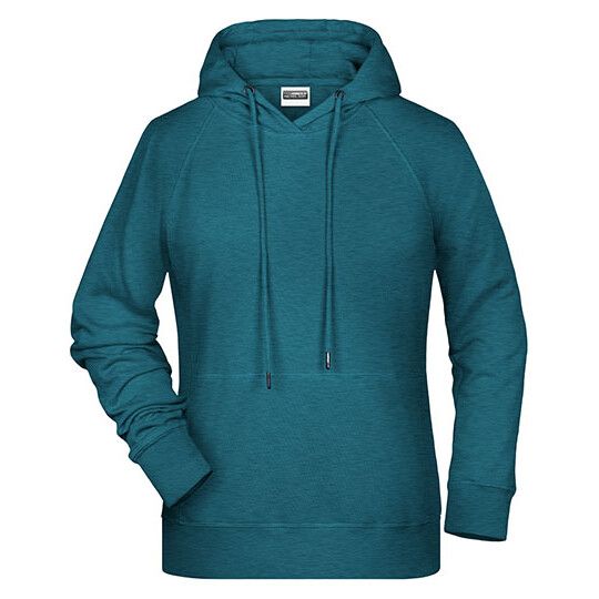Ladies´ Hoody - petrol melange-140