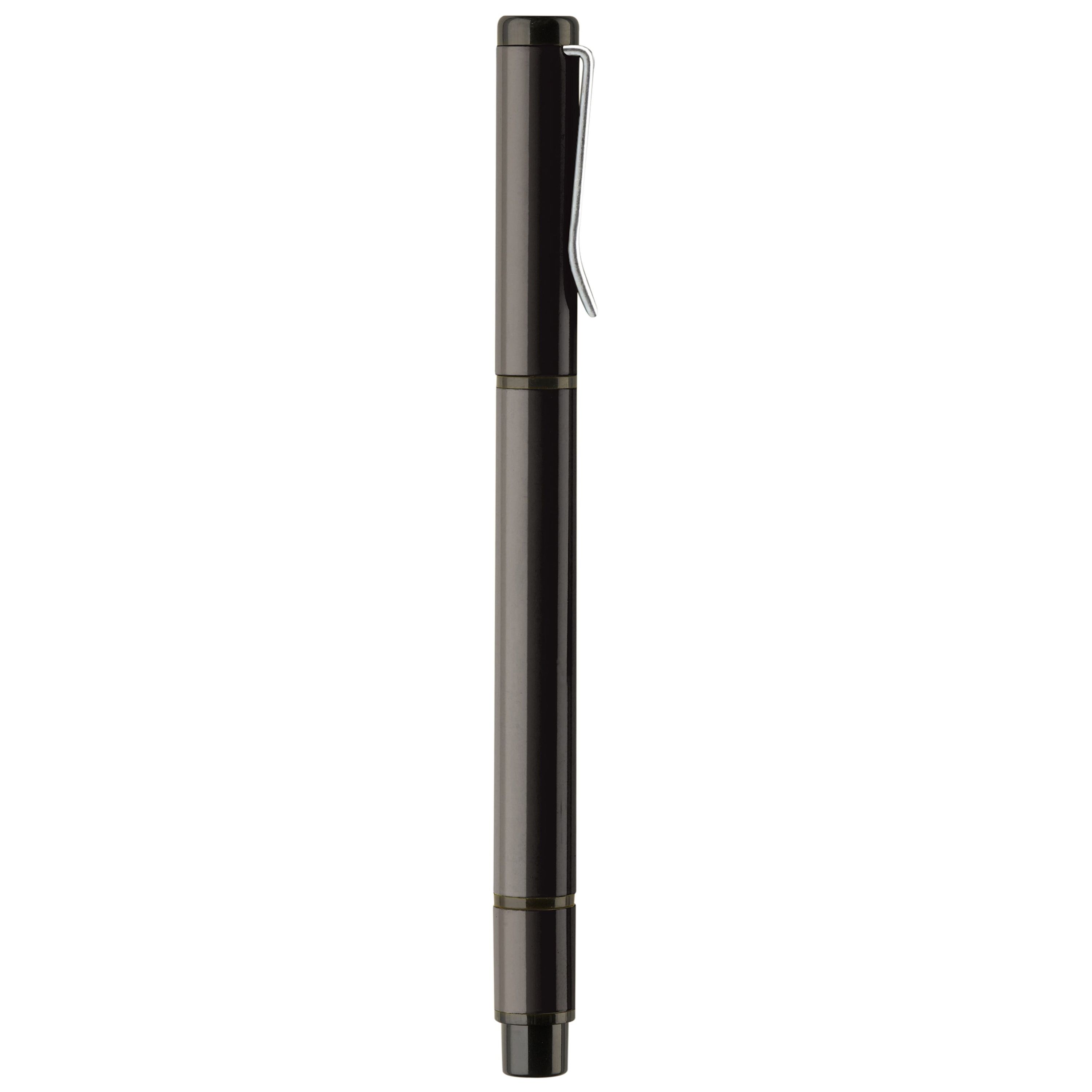 Kugelschreiber mit Textmarker 2in1 - schwarz-761