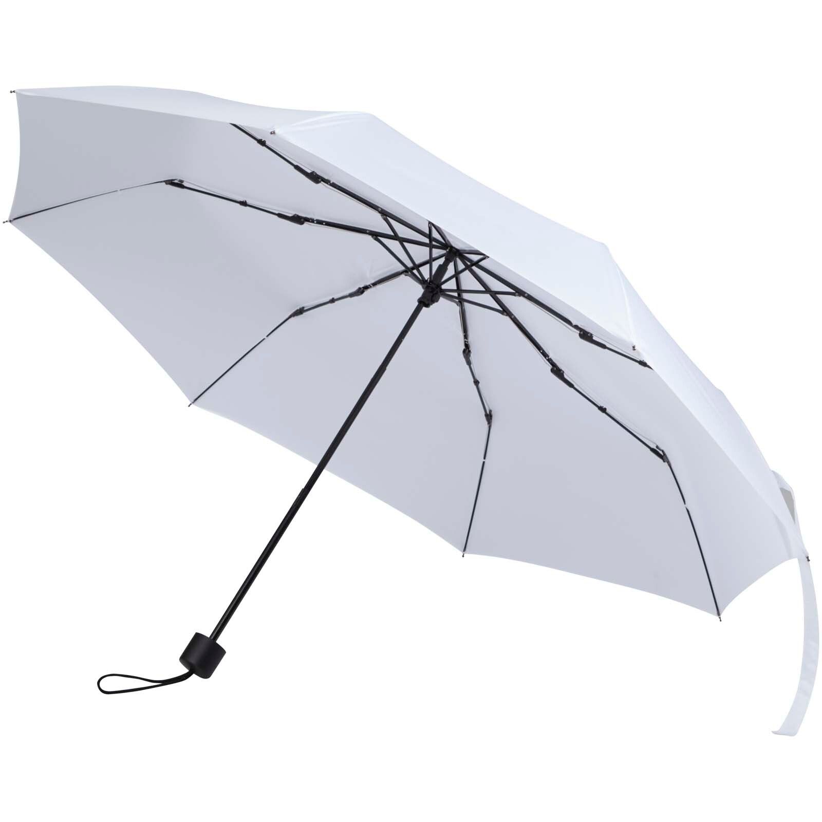 Aaron 23'' faltbarer manueller Regenschirm - weiss-515