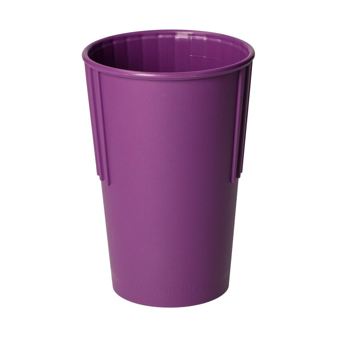Riffel-Becher ToGo, 300 ml - raffiniertes rot-47