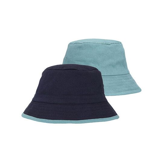 Reversible Bucket Hat - navy - teal-847