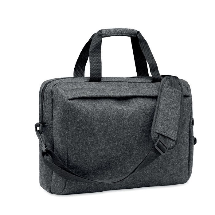 13" Laptop Tasche RPET-Filz PLANA - steingrau-71