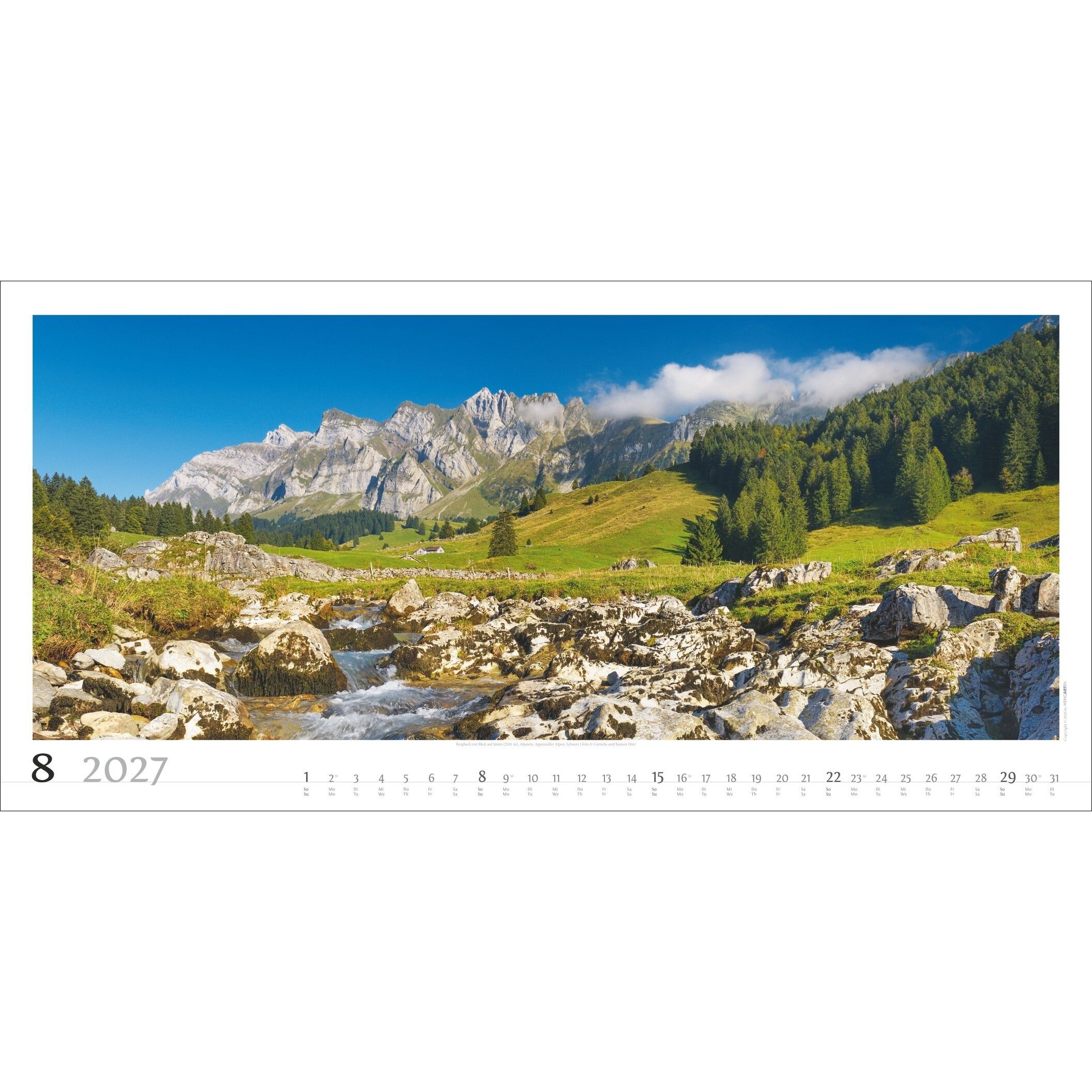 Alpenpanorama - Landschaft & Natur Kalender-360
