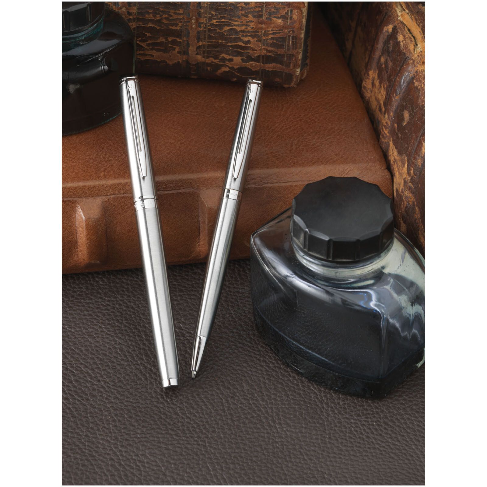 Waterman Hémisphère Kugelschreiber (blaue Mine) - silber-432