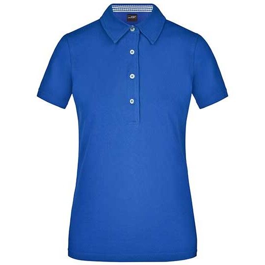 Ladies´ Plain Polo - royal - royal - white-867