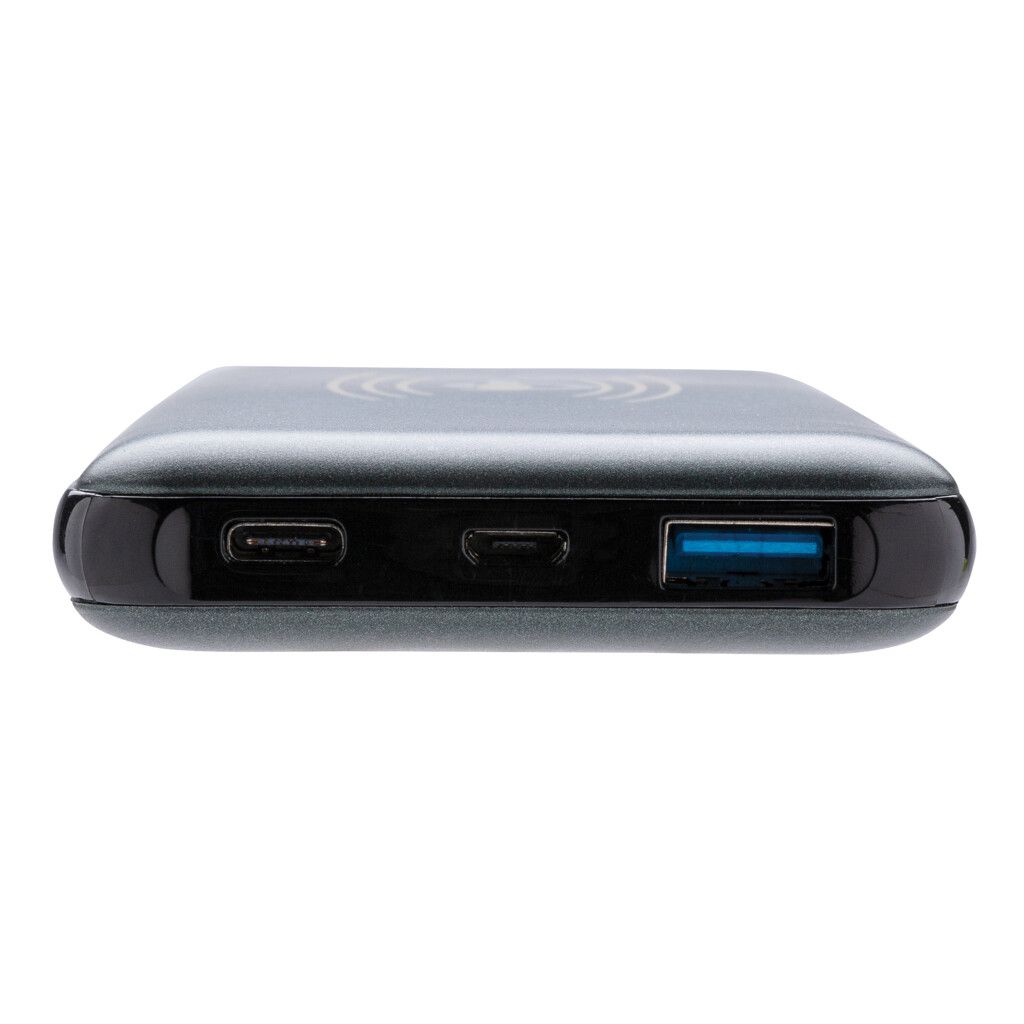 10.000 mAh FastCharging 10W Wireless Powerbank mit PD - grau-359