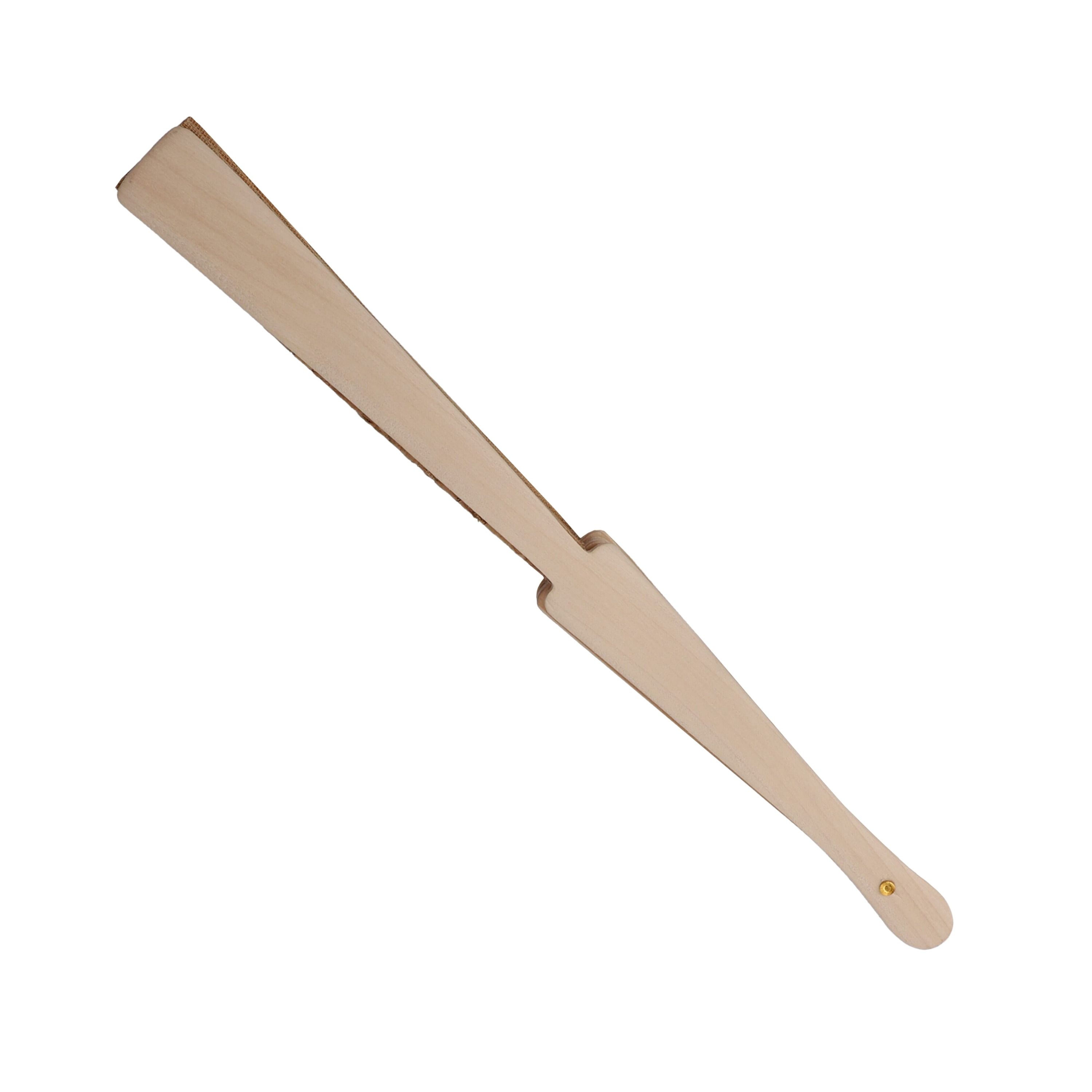 Fächer aus Holz mit Korkgewebe - natur-676