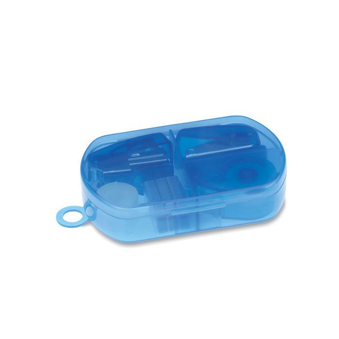 Büroset in Box BUROBOX - transparent blau-77