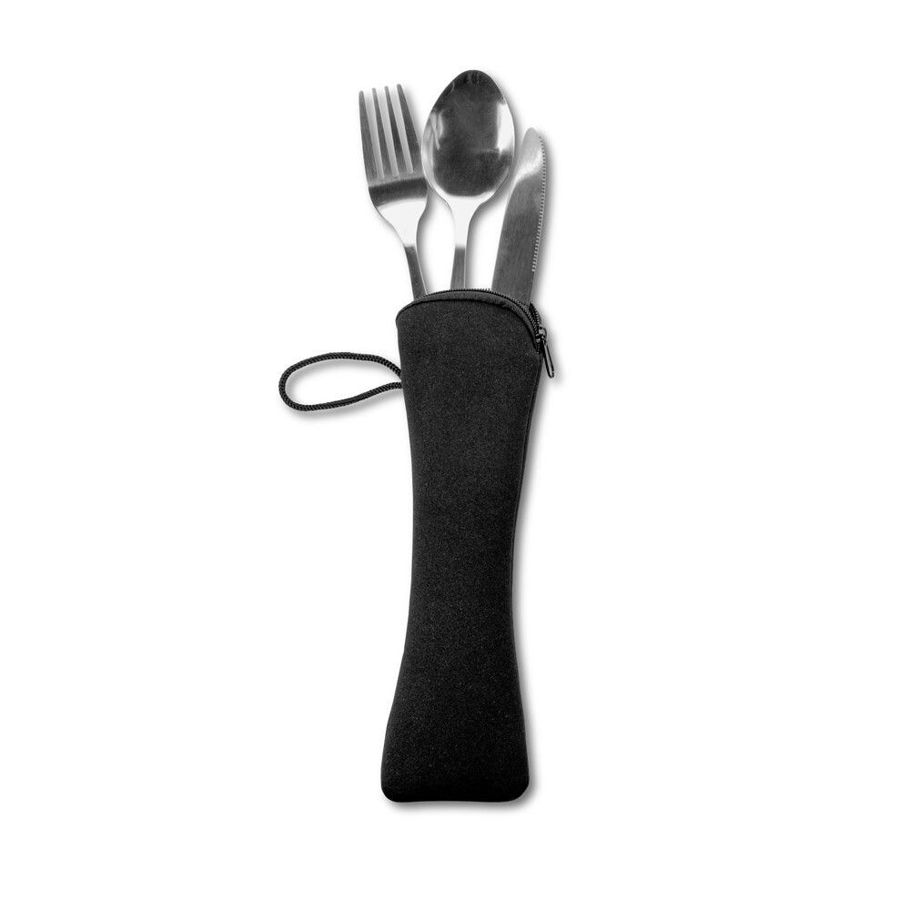 WILEY Besteckset aus Edelstahl, 3-teilig - satinsilber-976