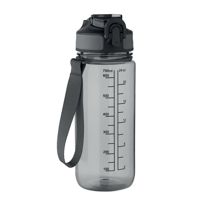 Sport-Trinkflasche 700ml MO2792-27 ENKEL - transparent grau-497