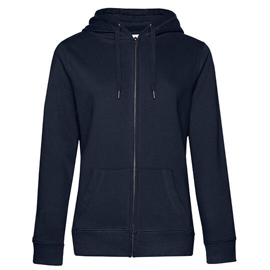 QUEEN Zipped Hood Jacket_° für Damen - navy blue - L-295
