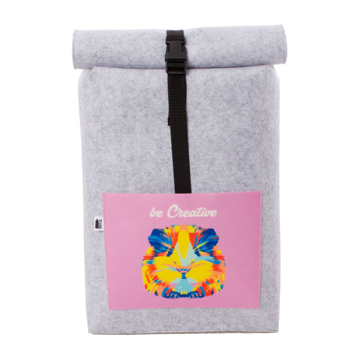 Individueller Rucksack CreaFelt Back - grau-360