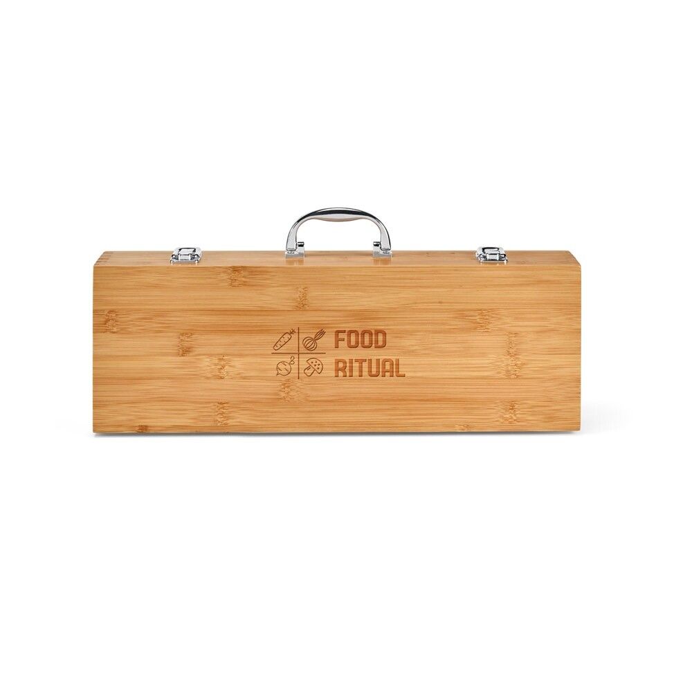 KABSA Grillbesteck-Set in Bambusbox - natur-784
