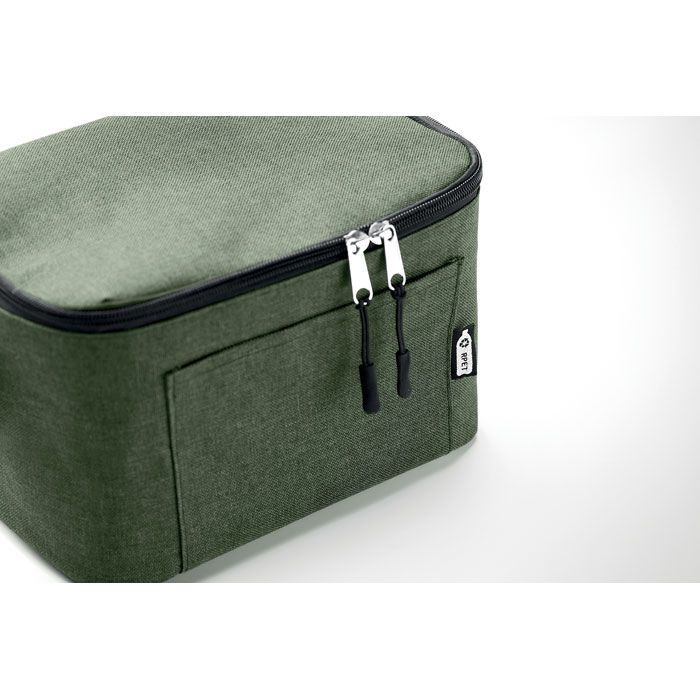 Kühltasche für Dosen RPET CUBA - dunkelgrün-567