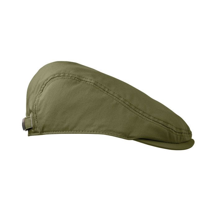 Newsboy-Kappe 235 g/m² FLAT PEAK - armeegrün-210