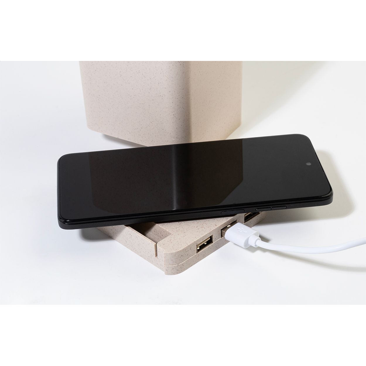 Ampdesk Multifunktionaler Stifteköcher - beige-651
