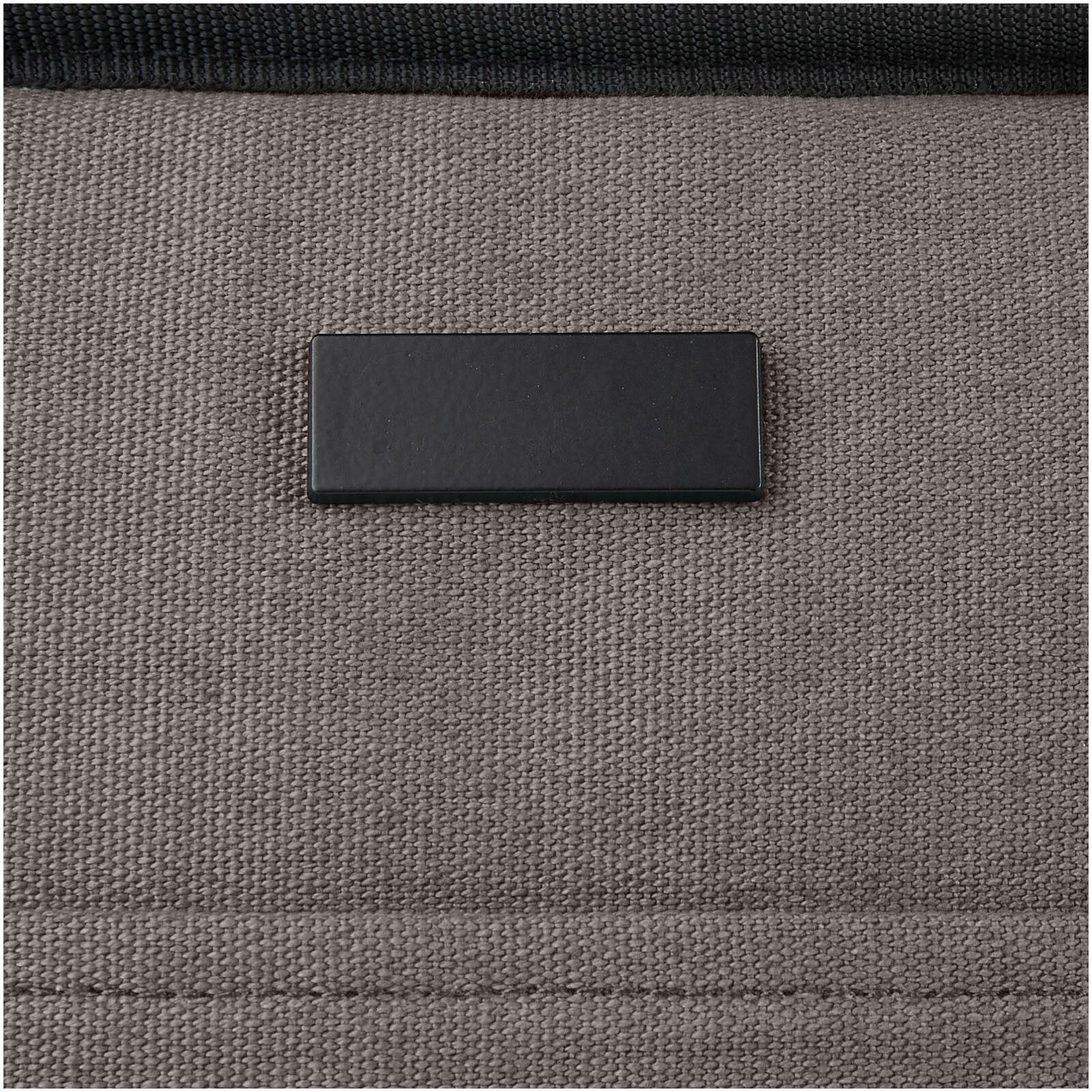 Joey GRS-recycelte Canvas Lunch Kühltasche 6 L für 9 Dosen - grau-90