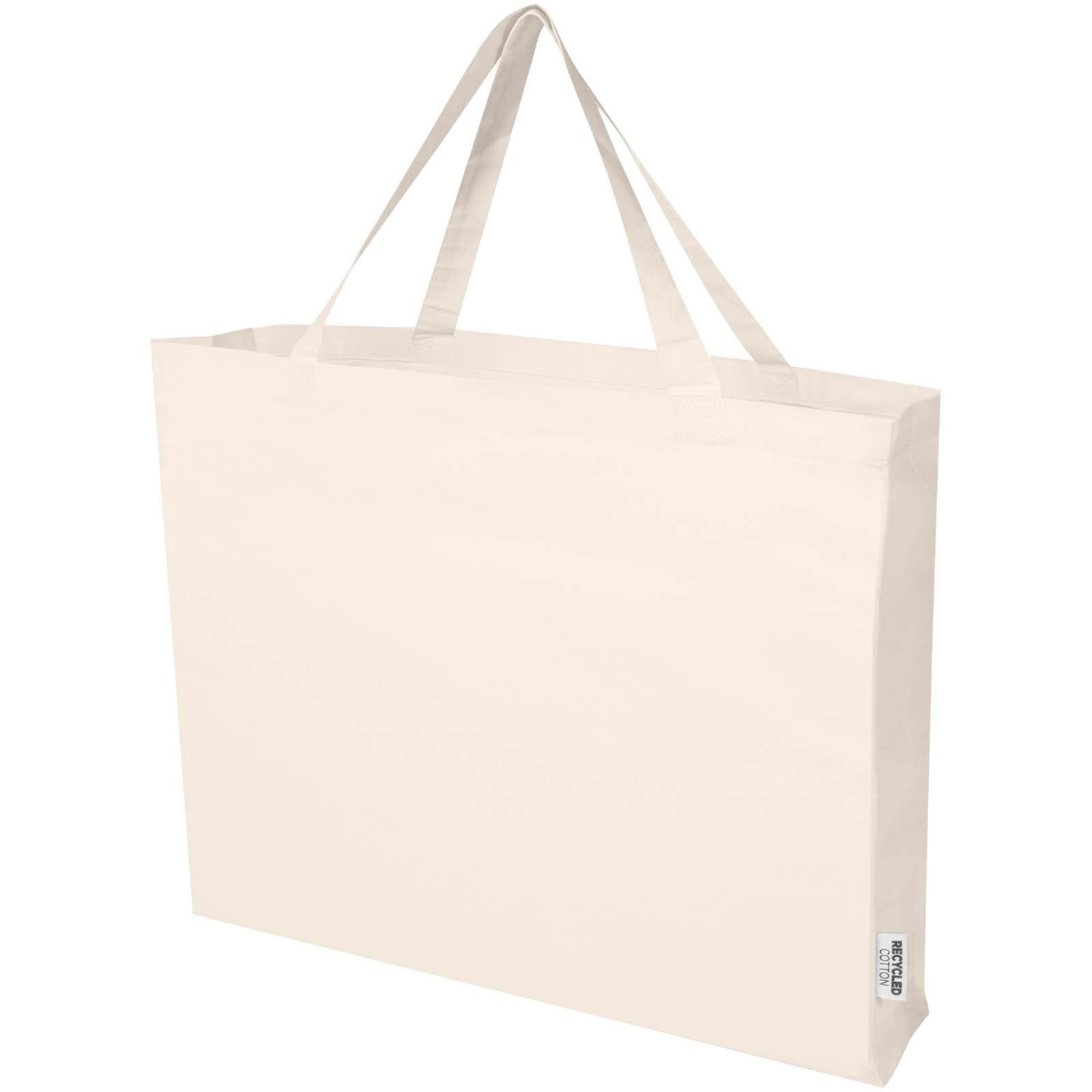Odessa 220 g/m² Baumwoll Tragetasche aus GRS recycelter Baumwolle 40L - natur-948