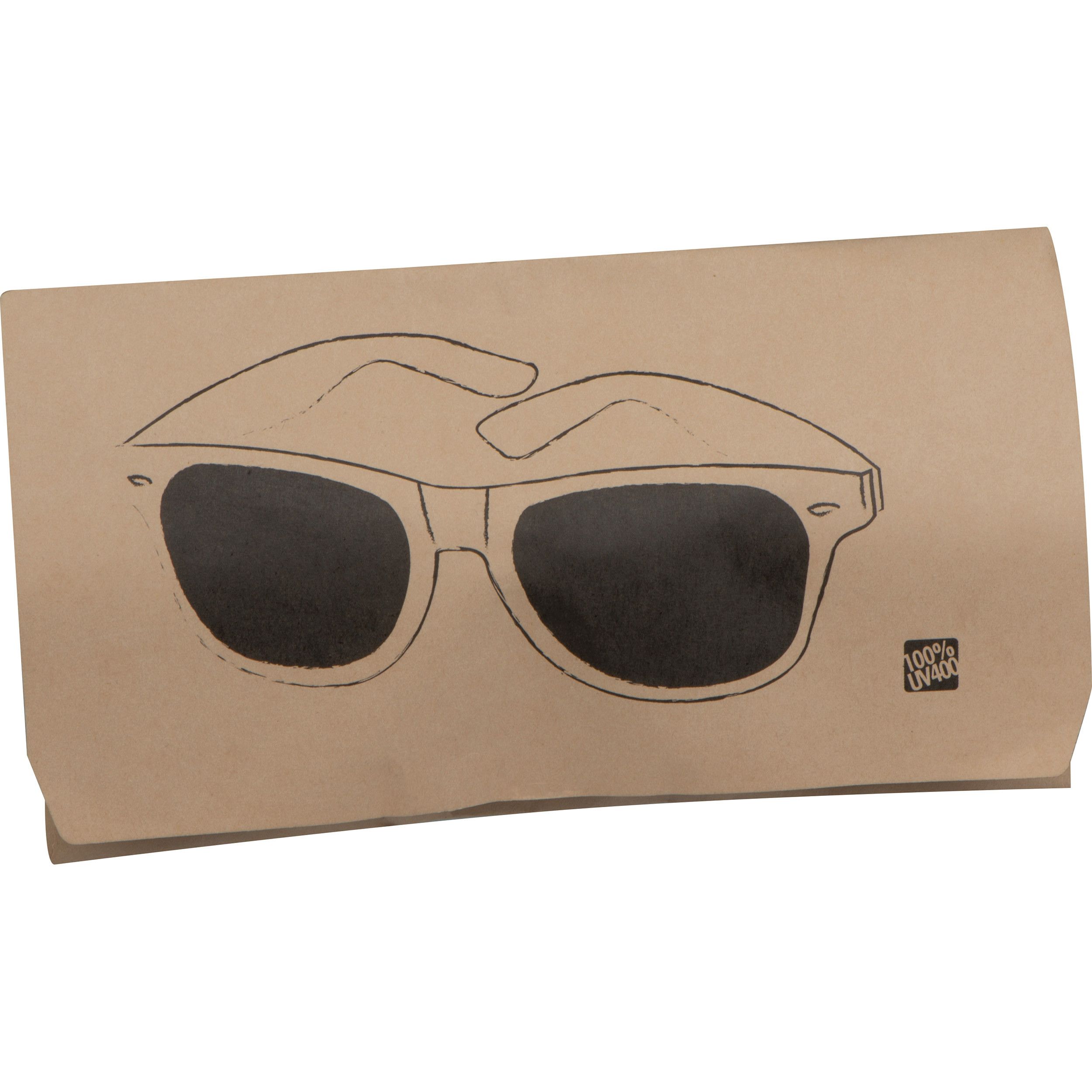 Sonnenbrille mit Bambusbügeln - beige-834