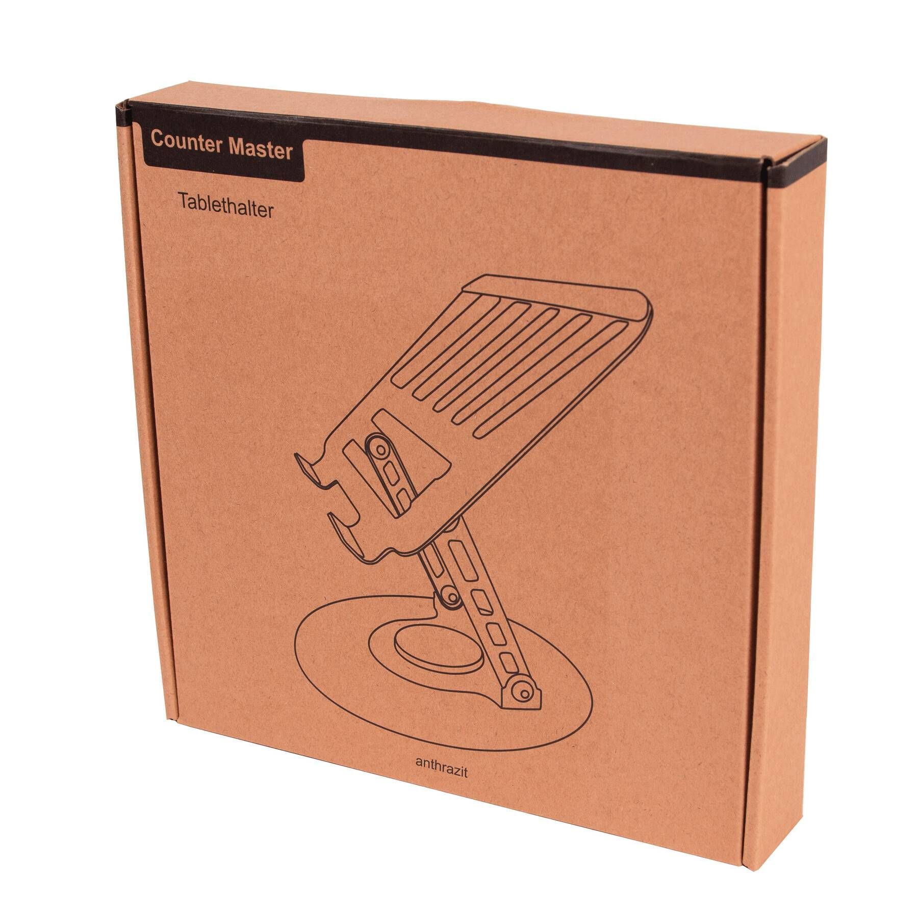 Aluminium-Tablet-Halter COUNTER MASTER - silber-375