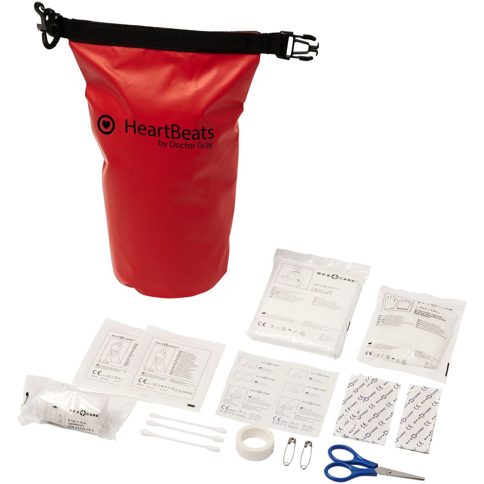 Alexander 30-teiliges Erste-Hilfe-Set mit wasserfester Tasche - rot-97