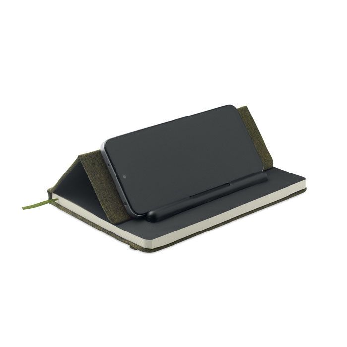 DIN A5 Notizbuch RPET RINBOOK - dunkelgrün-525
