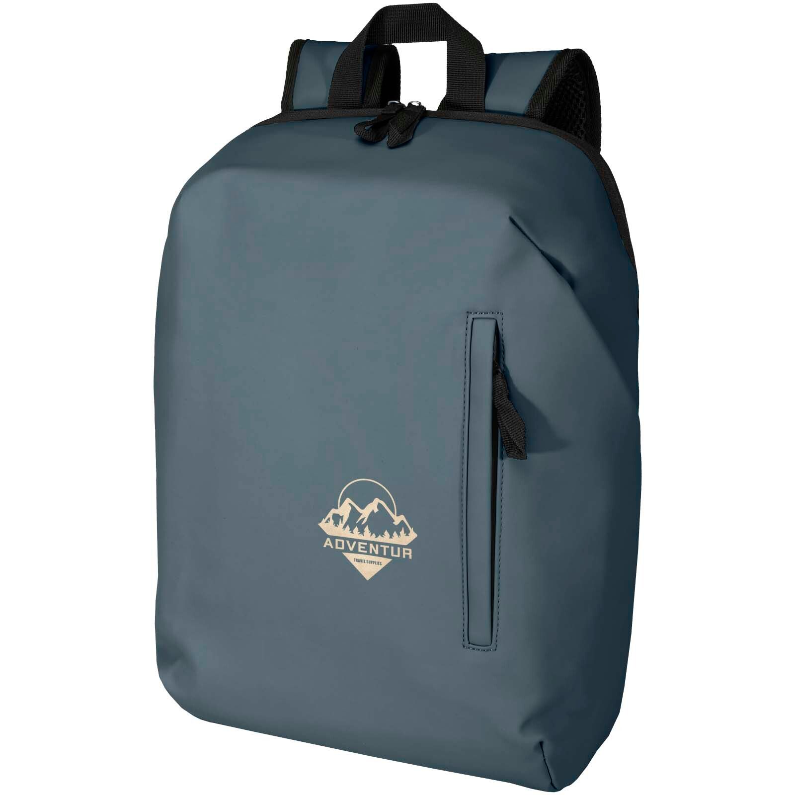 Resi Plus 15" GRS recycelter diebstahlsicherer Rucksack 18L - hale blau-407