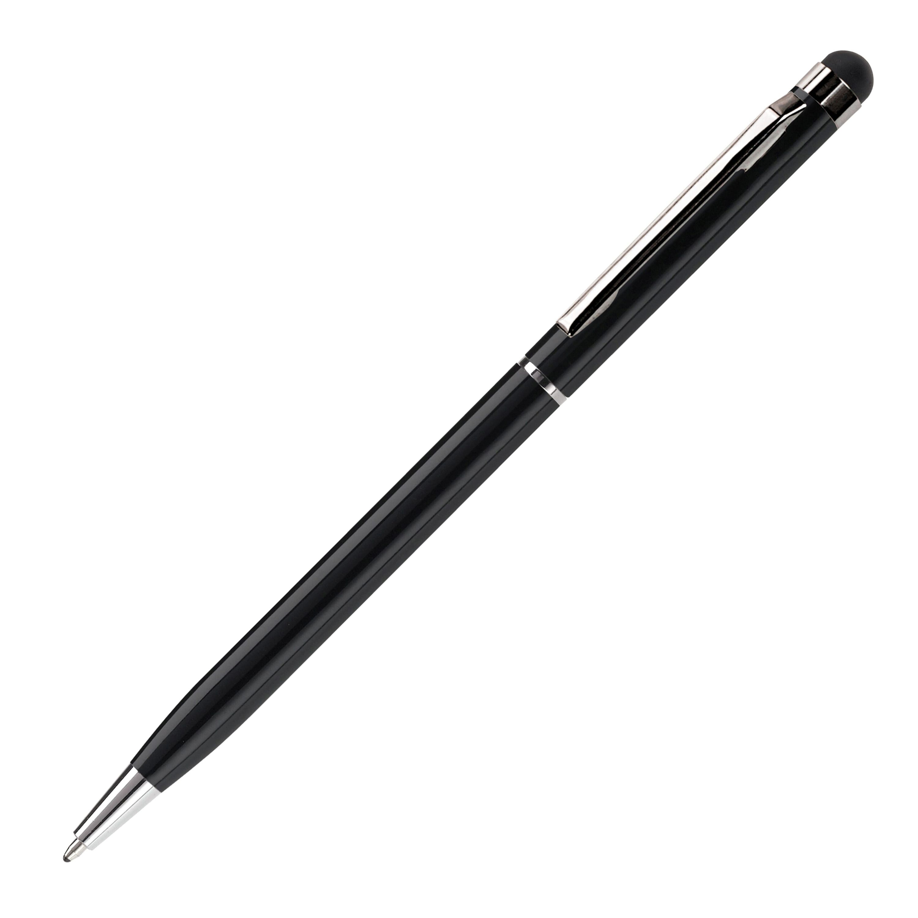 Kugelschreiber mit Touch - schwarz-351