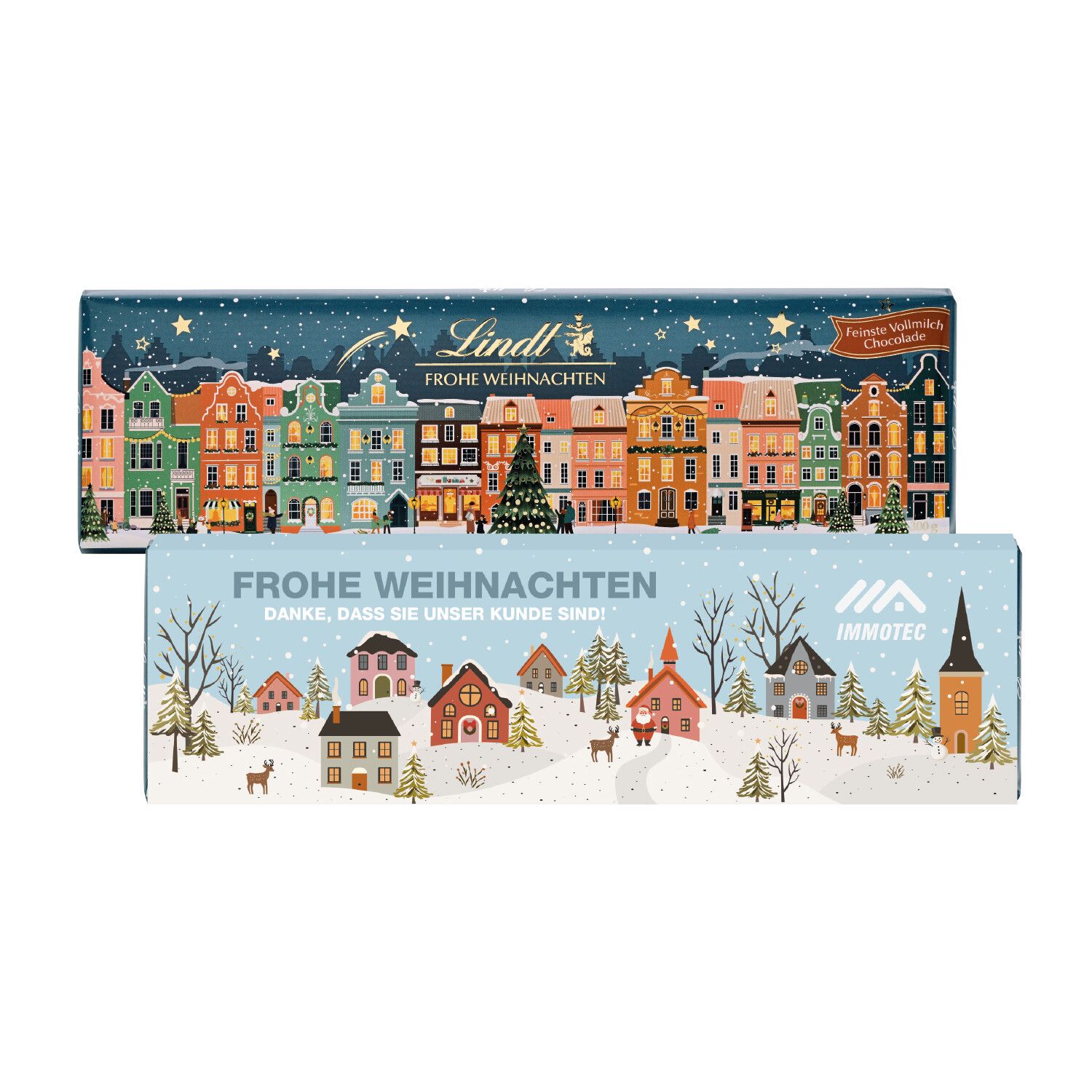 Lindt Schokoladentafel "Frohe Weihnachten", 300g-924