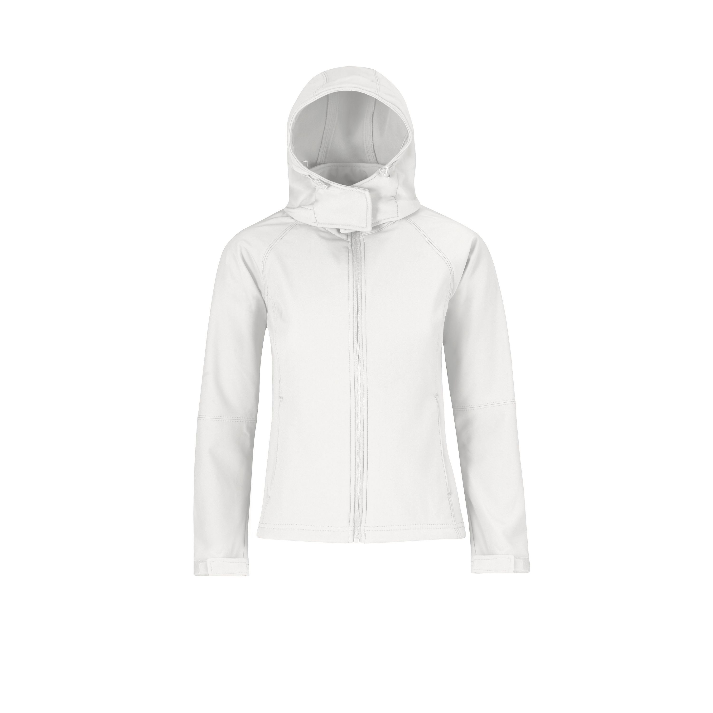 Women´s Hooded Softshell - dark grey solid - XS-948