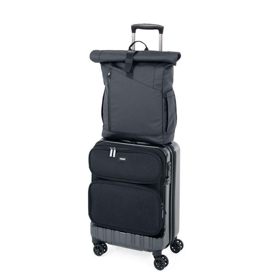 Troika Roll Top Rucksack Troika BLACK ROLL TOP - schwarz-877