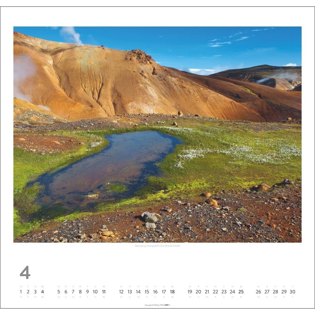 Island - Landschaft & Natur Kalender-368