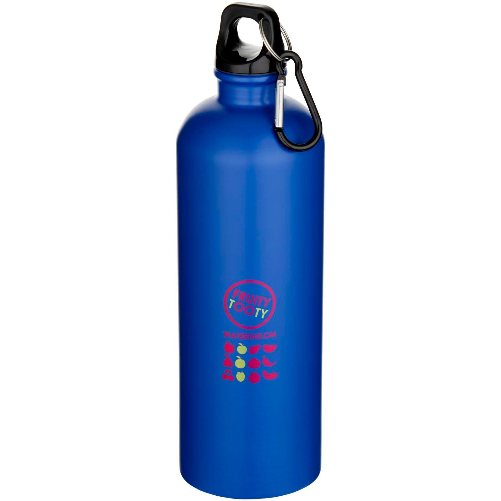 Oregon 750 ml matte RCS-zertifizierte, einwandige Trinkflasche aus recyceltem Edelstahl mit Karabinerhaken - royalblau-435