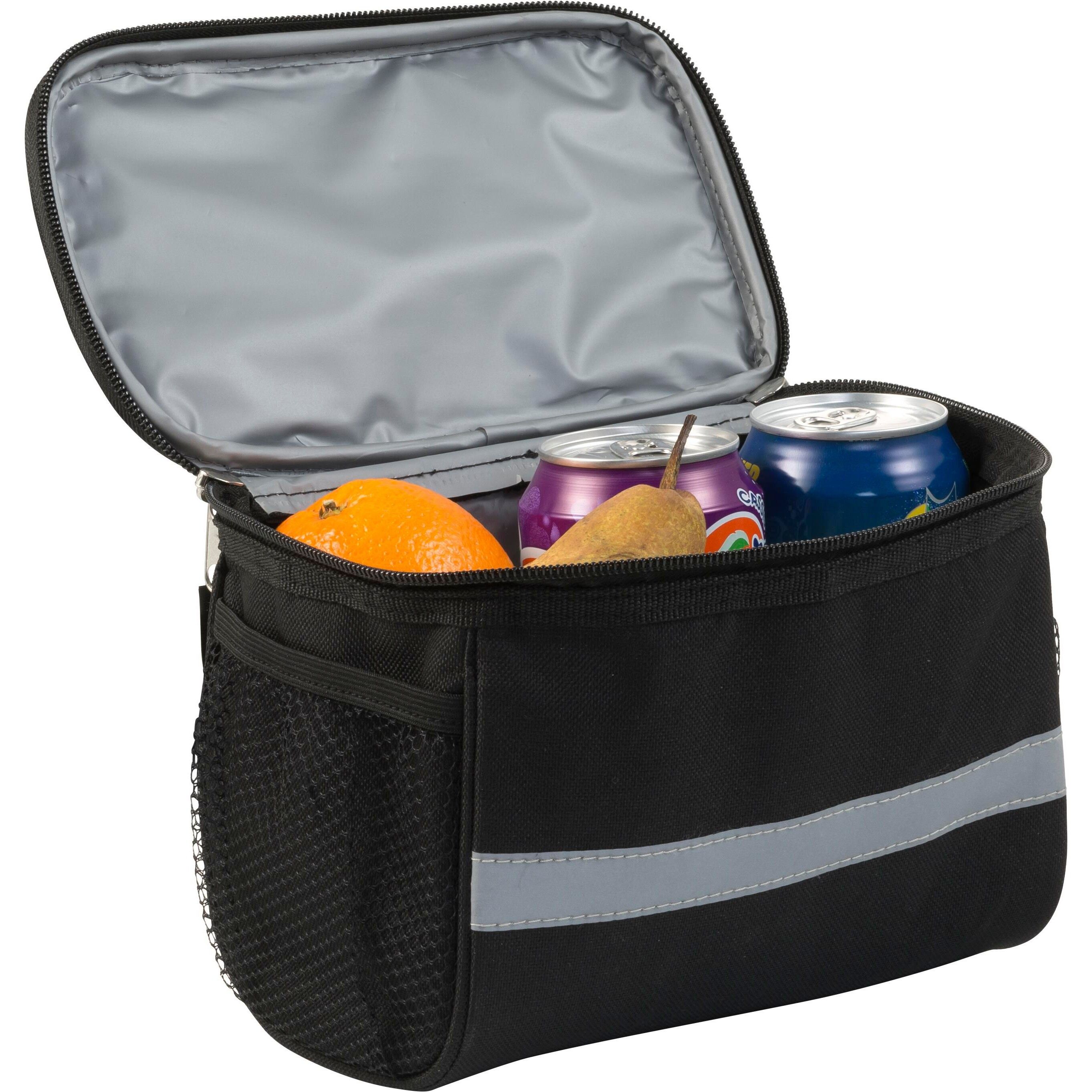 Fahrradlenker-Kühltasche aus Polyester Prisha - schwarz-319
