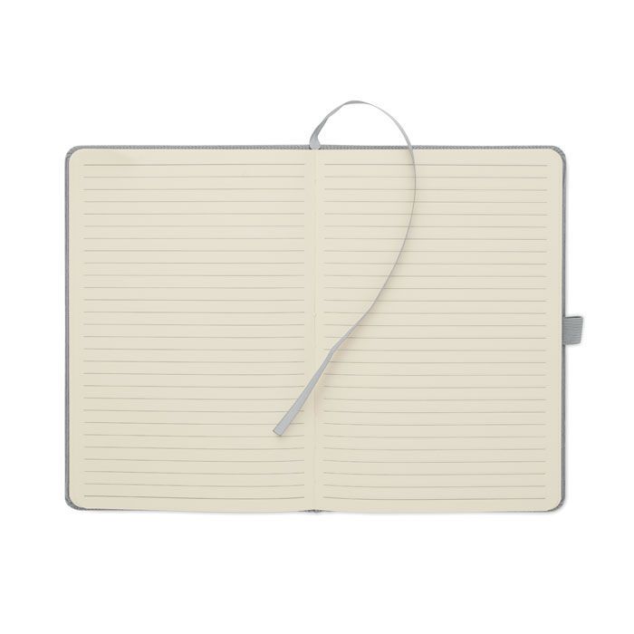 DIN A5 Notizbuch RPET CORDI NOTE - grau-250