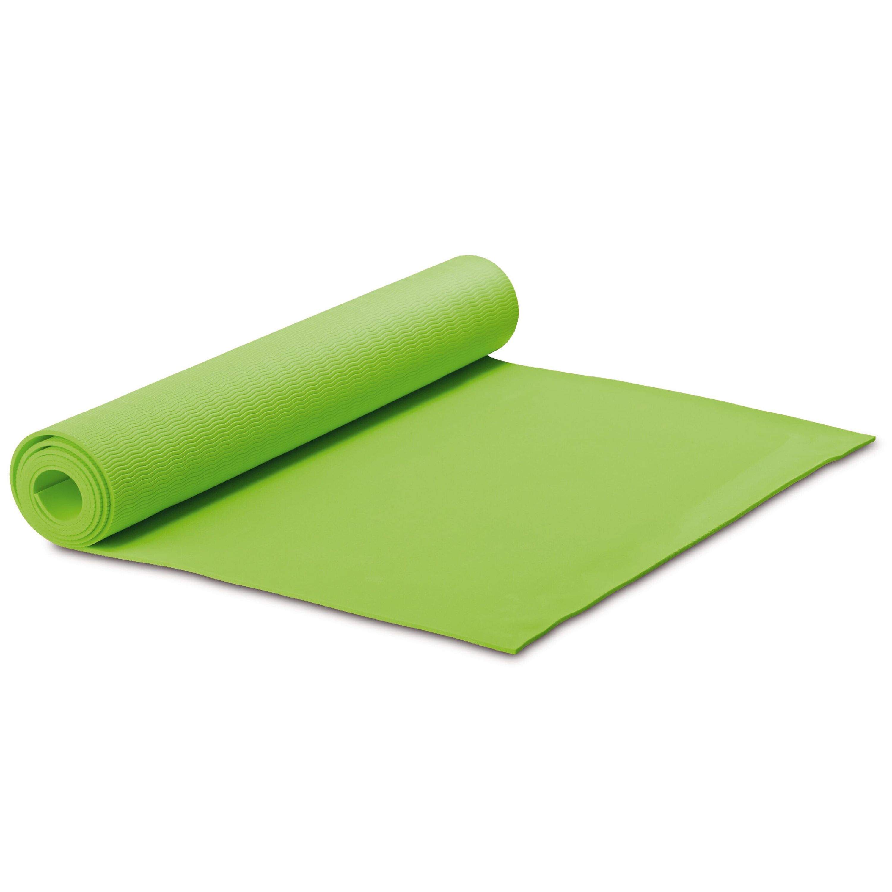 Fitness-Yogamatte mit Trageriemen - hellgrün-80