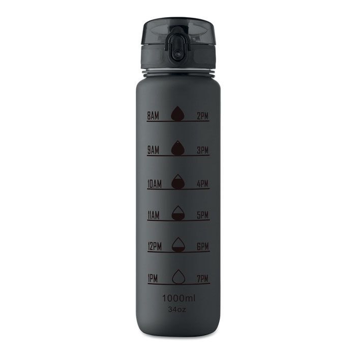 Sport-Trinkflasche RPET 1L ISFORDEN MARK - schwarz-917