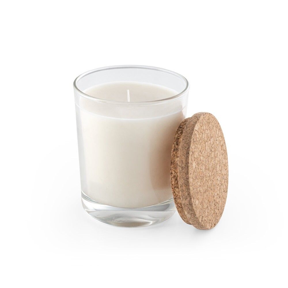 ZEN 180 Aromatische Kerze in einem Glasbecher mit Korkdeckel 180 g - transparent-273