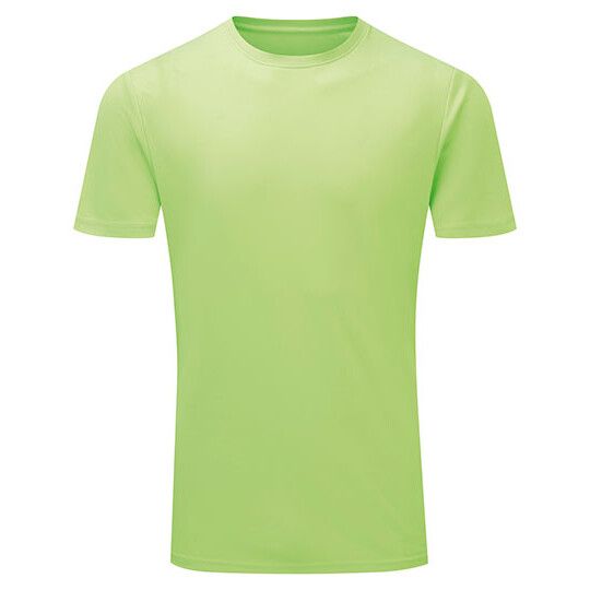 TriDri® Ion-Charge recycled textured tee - lightning green-868