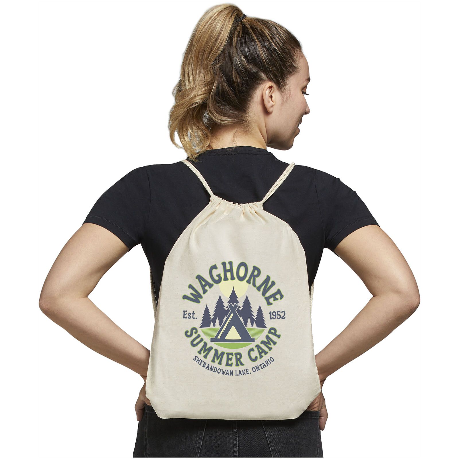 Oregon 100 g/m² Premium Turnbeutel 5L - natural-179