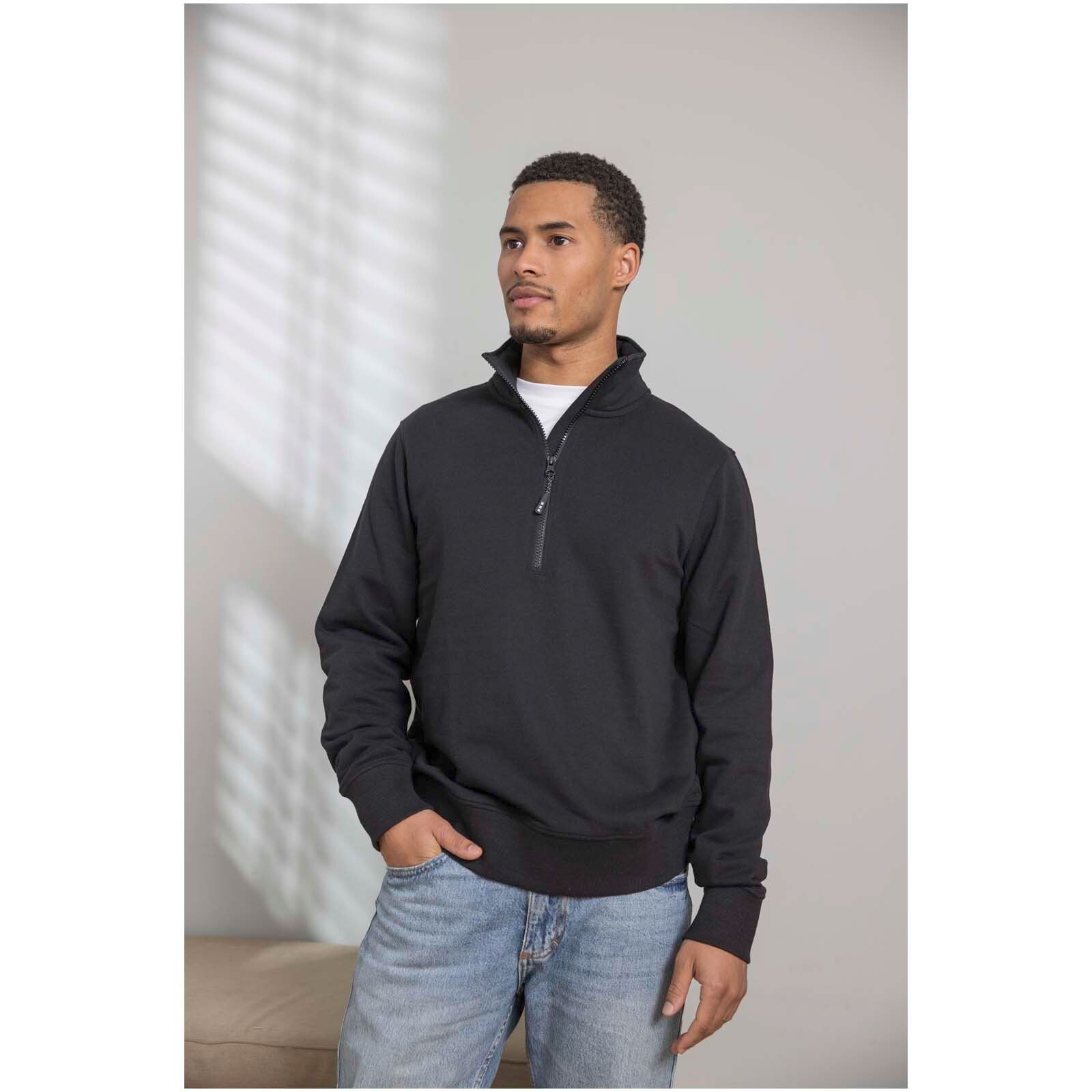 Tin Aware Pullover mit Half-Zip Reißverschluss aus recyceltem Material   - navy - XS-53