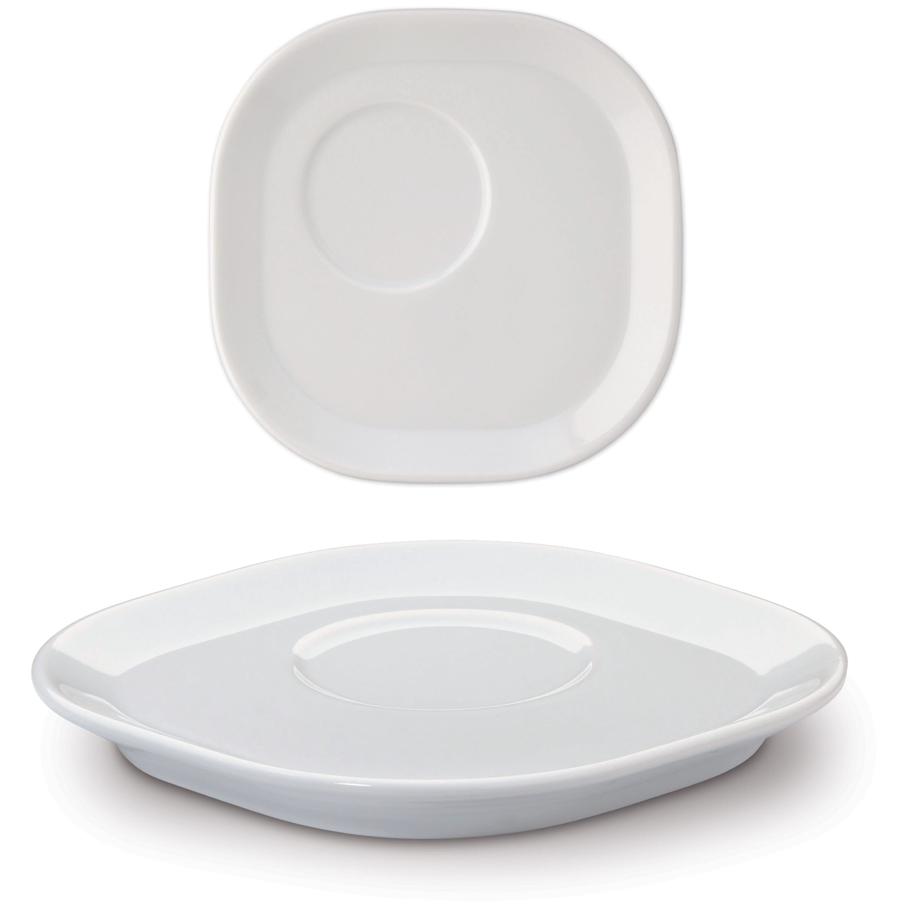 Viereck Teller Satellite - weiss-950