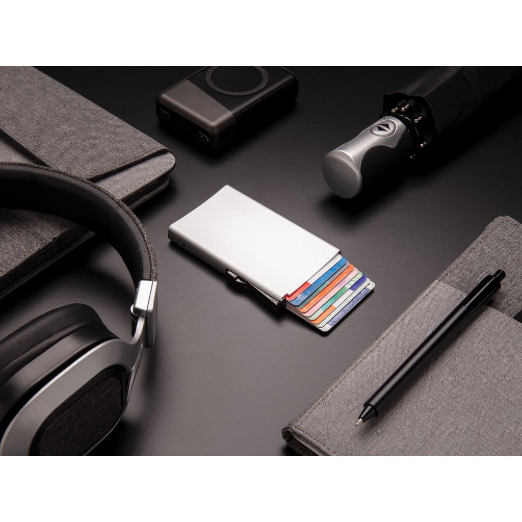 Aluminium RFID Kartenhalter - silber-783