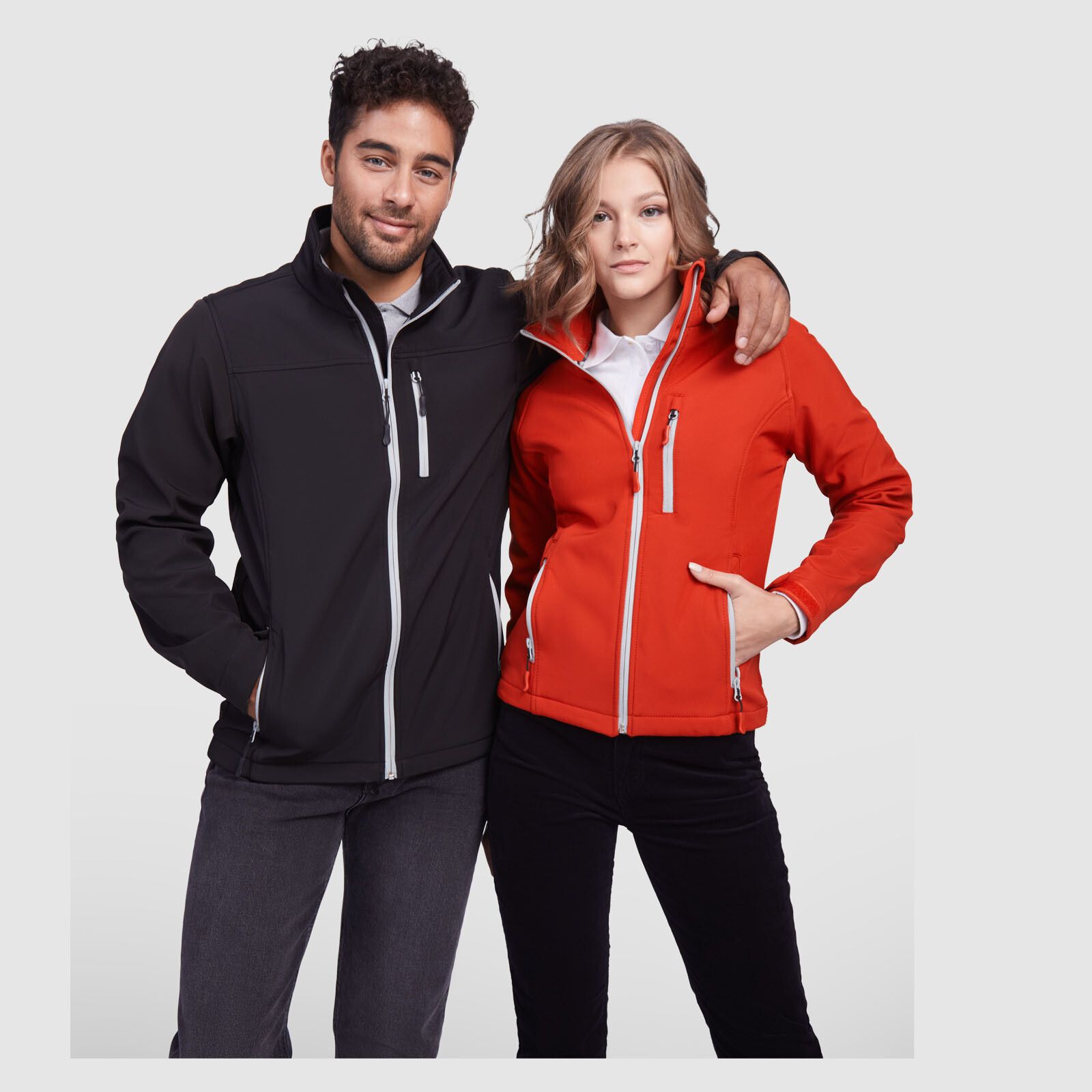Antartida Softshelljacke für Herren - schwarz - 3XL-844