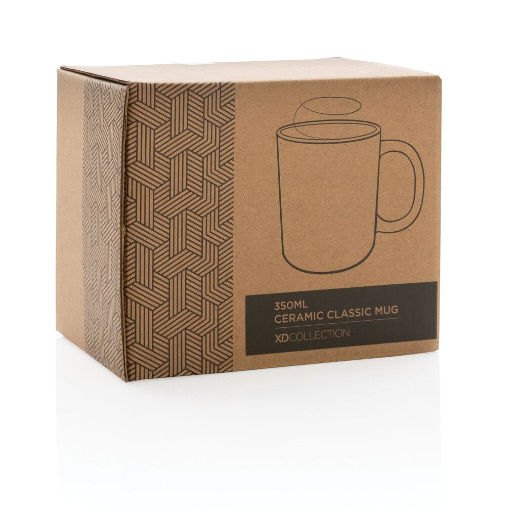 Basic Keramiktasse, 350ml - schwarz-797