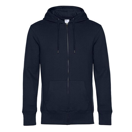 KING Zipped Hood Jacket_° für Herren - navy blue - 3XL-633