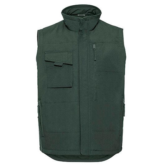 Heavy Duty Workwear Gilet für Herren - bottle green - XL-365