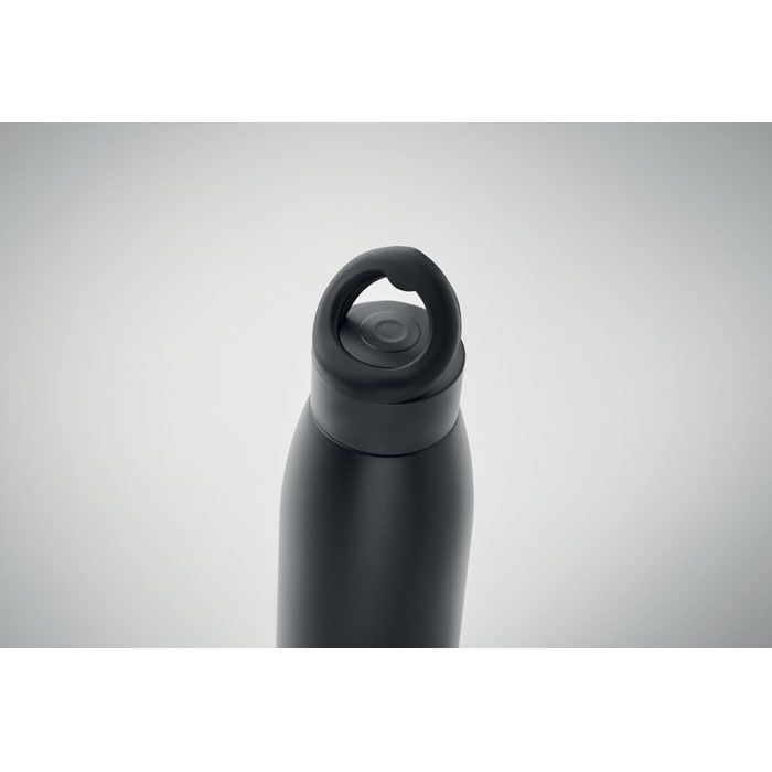 Doppelwandige Flasche 400 ml CALEFRIO - schwarz-795