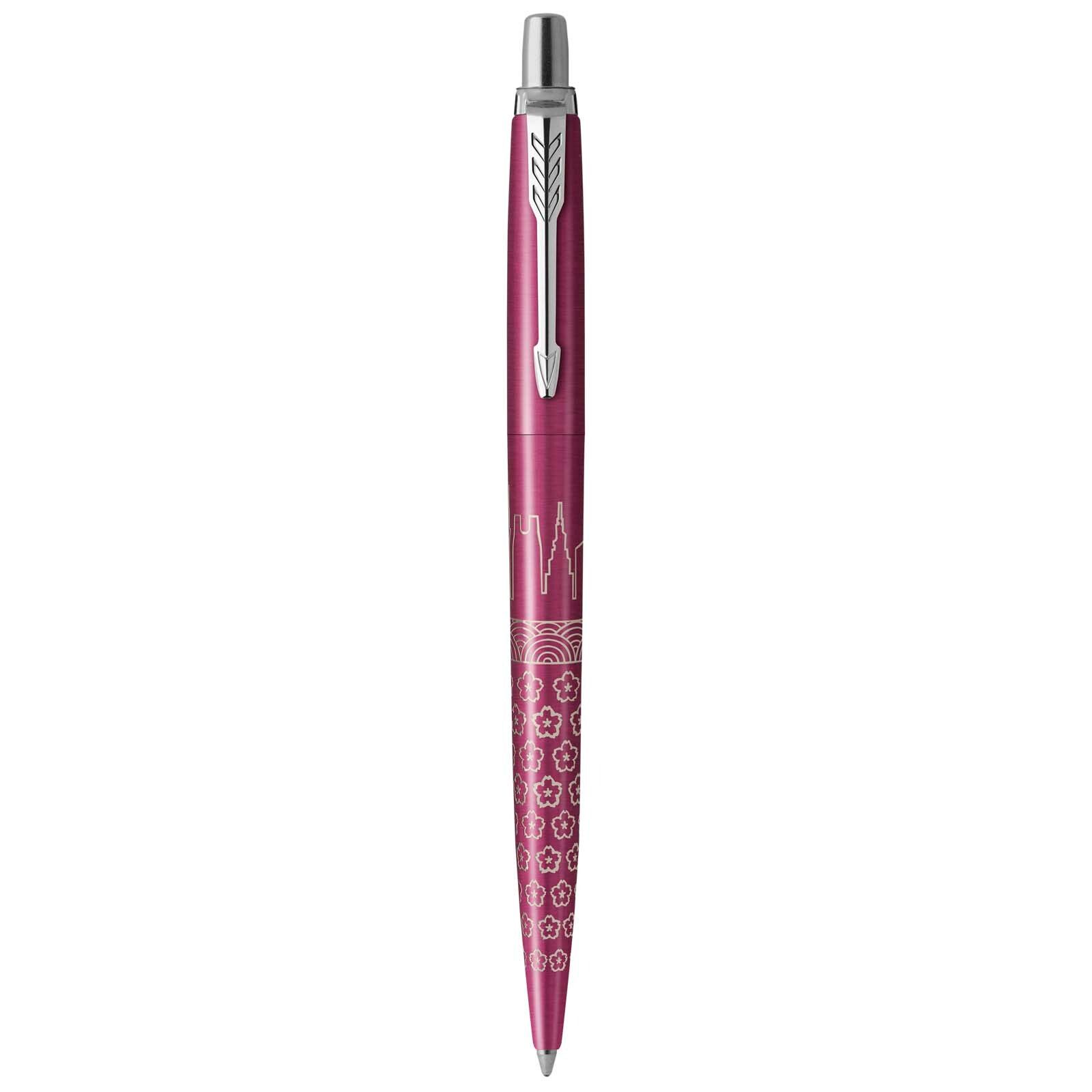 Parker Jotter SE Global Icons Kugelschreiber (blaue Mine) - rosa-814